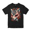 Kitsune Japanese Fox Art T-Shirt, Men's and Women's Sizes (KTS-88244)