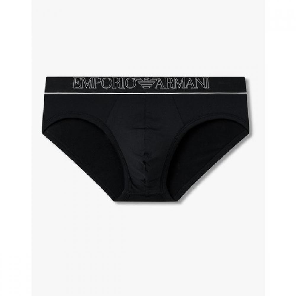 Emporio Armani Men S Logo meSh Brief  0816111027 S