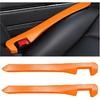 2PCS Car Seat Gap Packing,Leather Seat Gap Plug Fills the Gap between Seat and Console,Universal Seat Gap Blocker to Prevent Falling,Vehicle Interior