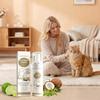 Shampoing pour Chat Sans Rinçage Formule à l'Avoine Hydratant Peau Sèche Soulagement des Démangeaisons Verveine Citronnée Coco Formule Respectueuse des Animaux 200ml