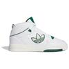 Adidas Originals Drop Step XL 2.0 Lace-Up Casual Comfortable Slip-Resistant Durable Mid-Top Skate Shoes Unisex Sneakers White Green IG8532