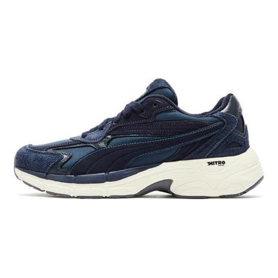 Teveris Nitro Leather Worn Out Sports Comfortable Casual Low-Top Lifestyle Shoes Unisex Sneakers Blue 390033-05