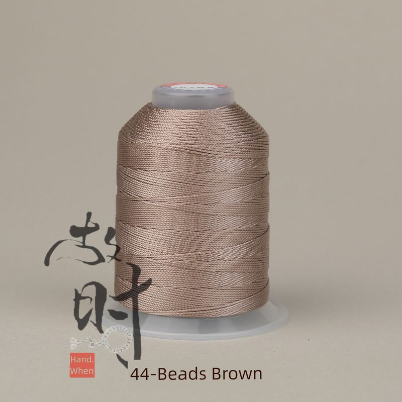 

12-Strand 63-Color High-Gloss Morandi Strand Hand-Woven Carrying Strap Necklace Rope Pendant Rope Dragon Scale Plate Braided Wire Beads Brown AGX12044