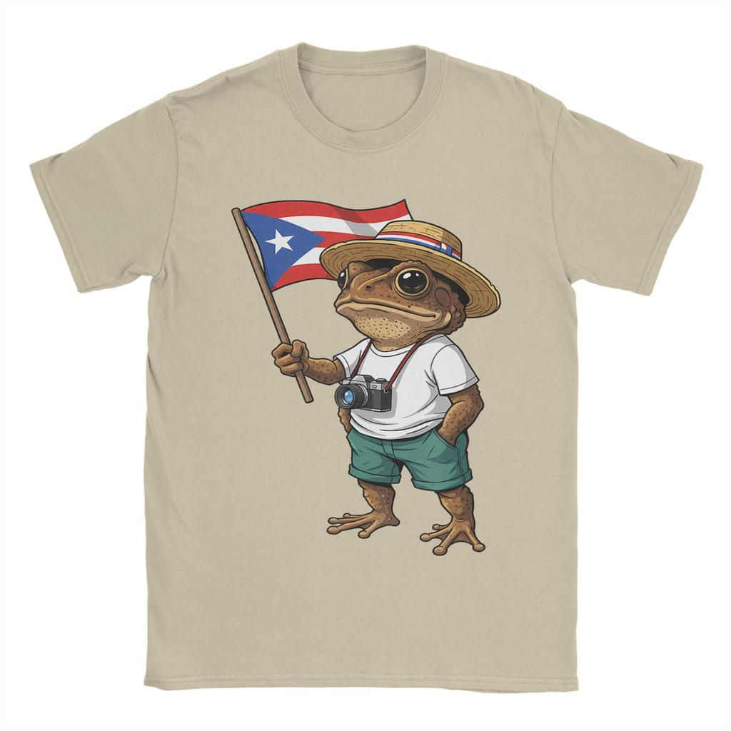Bad Bunny Puerto Rico Coqui Frog Boricua Puerto Rican Flag Taino  TShirt T Shirts Unisex 100 Cotton Tees Short Sleeve Tops