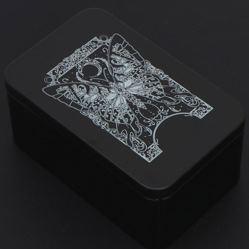 Boîte Tarot Rectangle Rangement Cartes à Jouer Boîte Rangement Bijoux Boîte d'Emballage