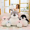 Adorable Black And Gray Soft Penguin Plush Toy Perfect For Kids Birthday Gifts