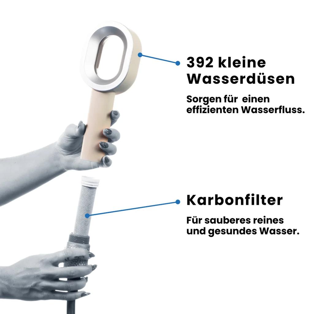 New High Pressure SPA Shower Head Water Saving Handheld Rainfall Bathroom Accessories Anion Filter Shower