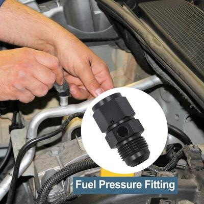 Oil Pressure Gauge Fitting Pressure Hose Fittings 4/6/8/10/12AN External To Internal Thread Adapter With 1/8NPT Meter Port