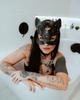 Ladies Leather Cat Mask Cosplay Anime BDSM Halloween Mask Sexy Men Orgy Party Punk Fetish Steampunk Masquerade Carnival