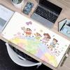 Extended Anime Cartoon Mouse Pads C-Crayon Shin-chans Desk Mats Peripherals HD Gamers Anti-slip Keyboard PC Rubber Table Carpets