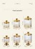 Golden Sealed Food-Grade Transparent Storage Jar with Lid for Dried Fruit and Snacks – Moisture-Proof Ornament