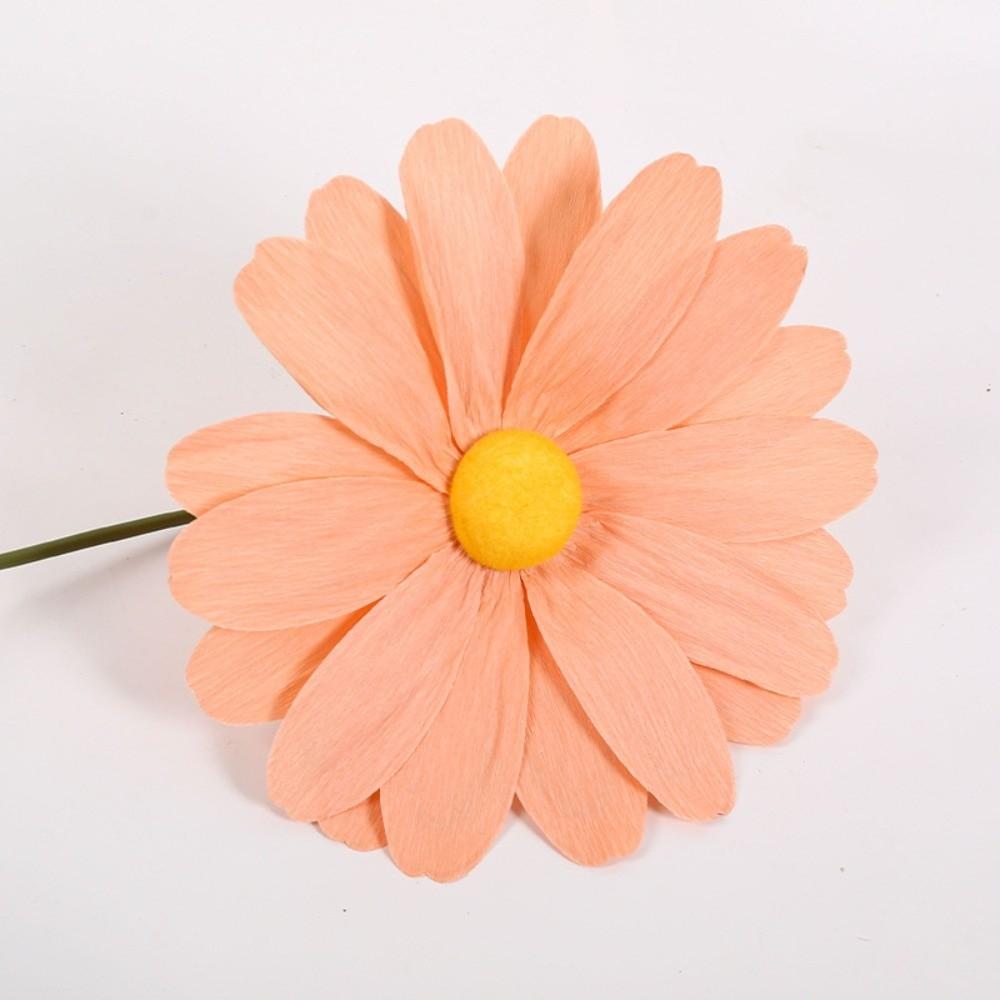 Гофрированная бумага 3D Цветок Хризантемы 30см Большой Искусственный Цветок Свадебное Украшение розовый