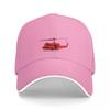 Huey Helicopter Red Summer Vibe Baseball Cap Vintage Rugby Women Caps Unisexs