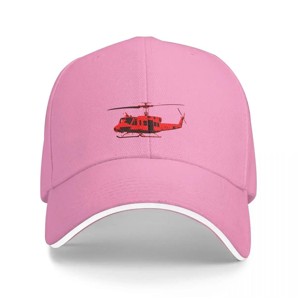 Huey Helicopter Red Summer Vibe Baseball Cap Vintage Rugby Women Caps Unisexs