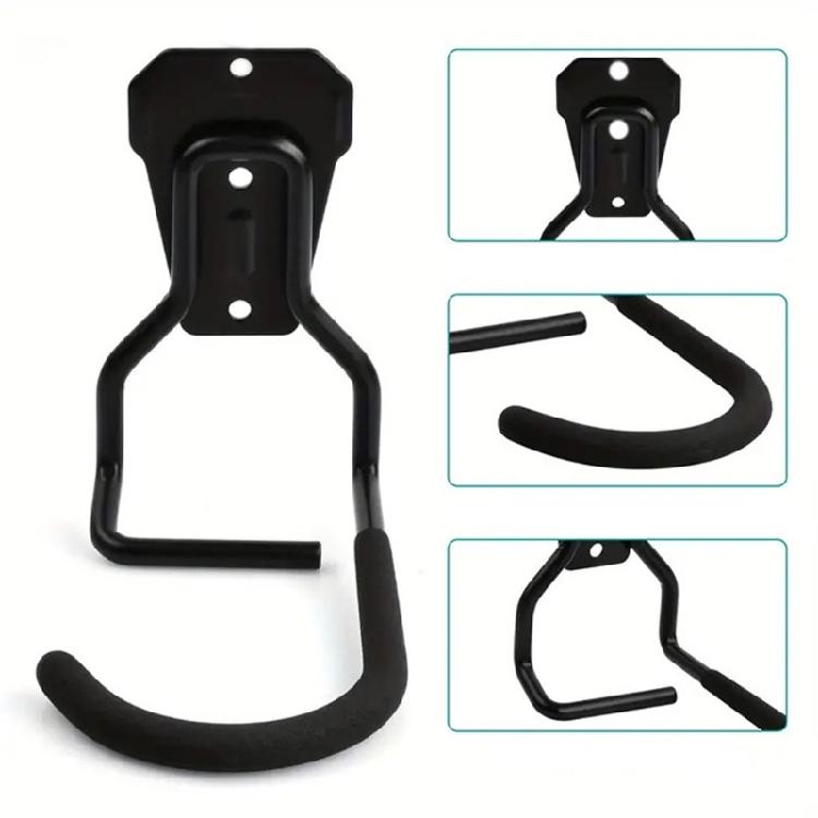 Road Bike Storage Stand Fixed Hanging Hook Bicycles Stand Wall Mount Bike Support Stand Bracket Metal Mountain Bike Rack