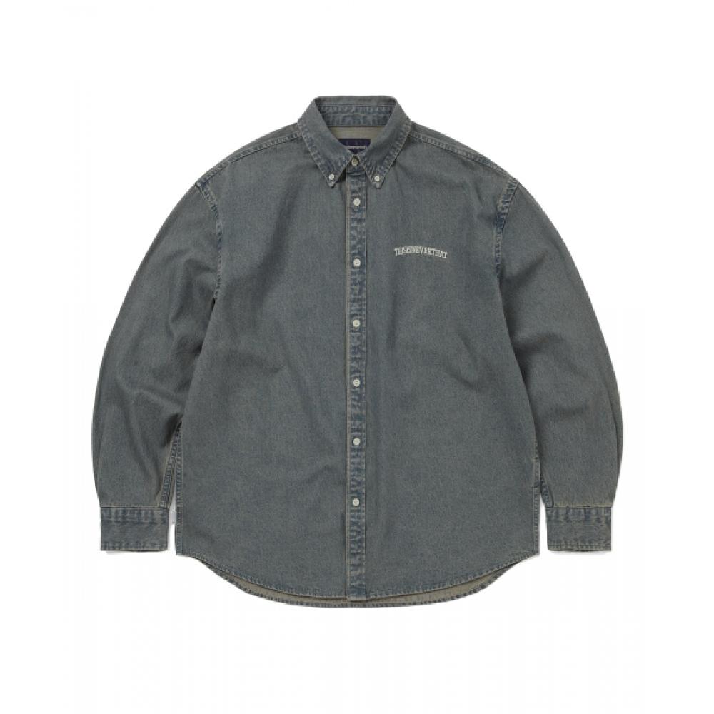 Thisisneverthat Washed Denim Shirt Navy S