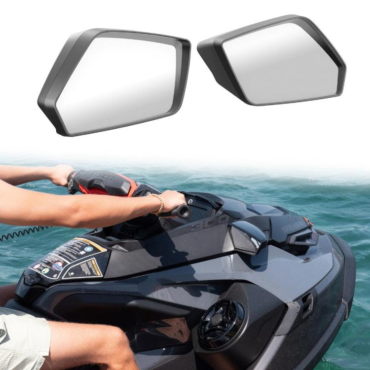 For Sea-Doo Spark 2-Up 900 2pcs/Set Motorboat Jet Ski Rearview Mirror