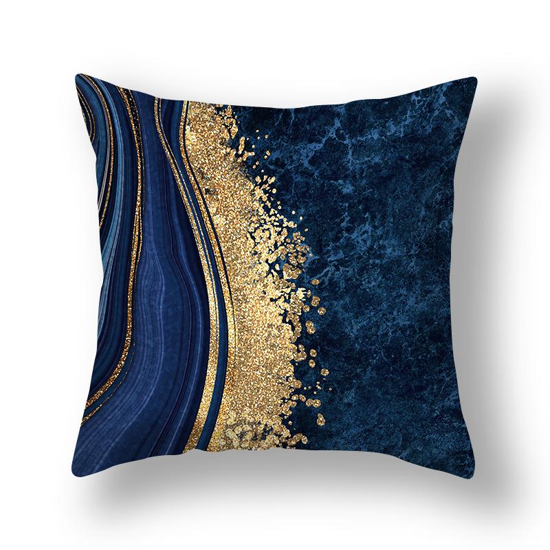 Geometric Nordic Gilt Simple Style Home Printed Pillow Cover Cushion Cover