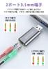 NOSTALSIC USB Audio Conversion Adapter To External Sound Card with DAC Supports Direct Insert Type Dedicated Earphones Compatible with USB2.0 3.5mm