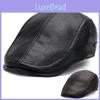 Winter Men Duckbill Hat Leather Caps Cotton Outdoor Headwear Sun Protection