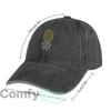Pineapple Emblem Fashion Washed Baseball Cap Hat Outdoor Activities