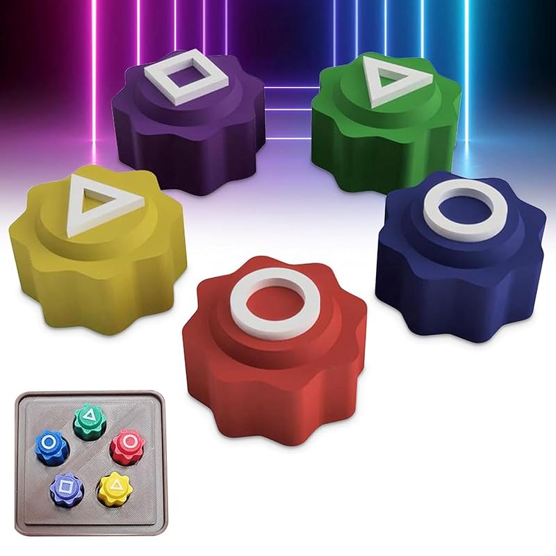 

Ubefuu Congi South Korea Congi play Gonggi stone picking game Korean folk play set [2025 new model] 5 pieces Set with pedestal] For children hand and