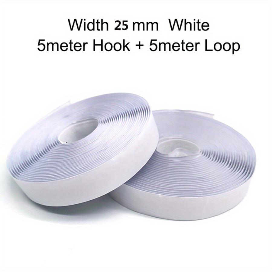 5-Meter Self-Adhesive Velcro Hook and Loop Fastener for Car, Sofa, Screen Door, and Curtain
