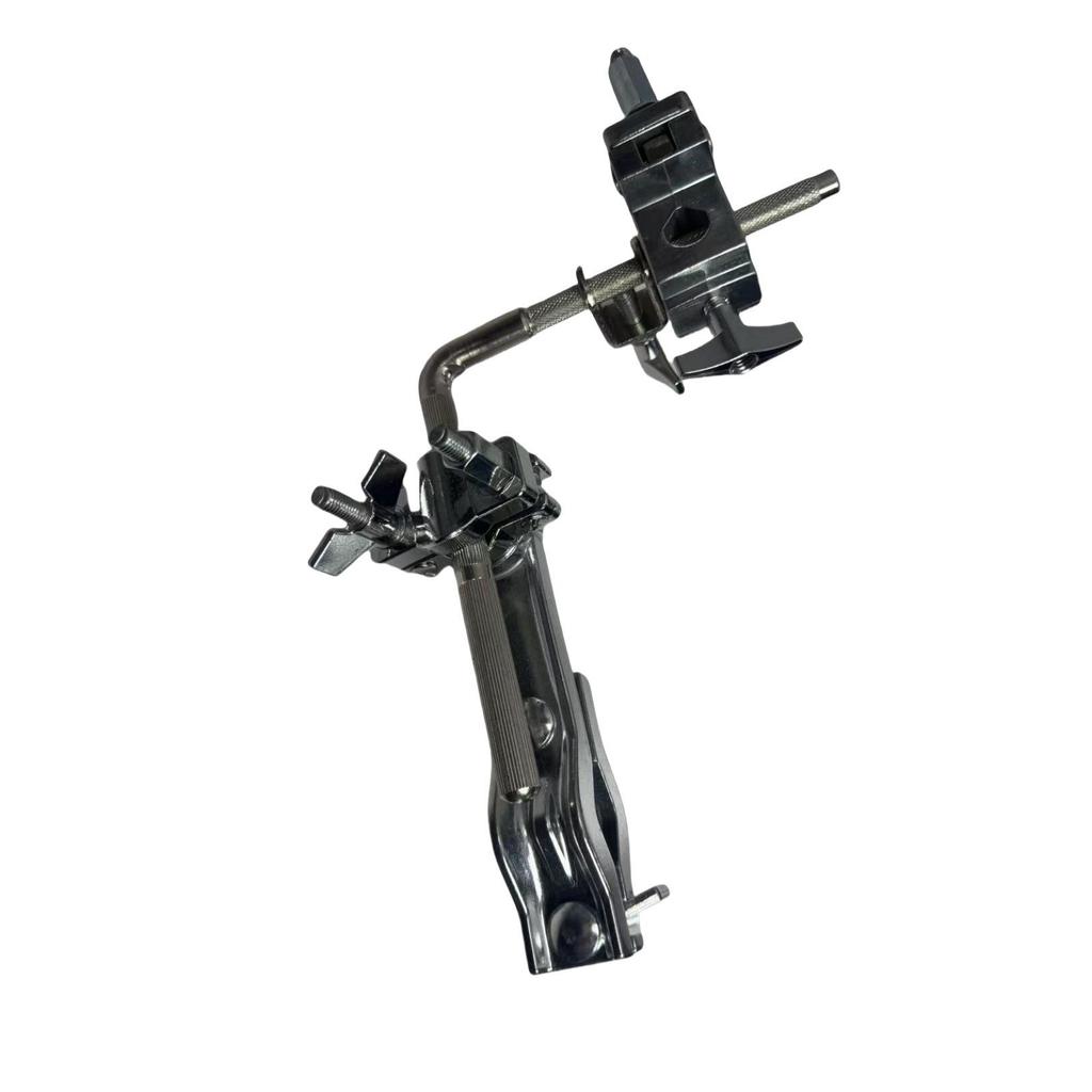 Universal Rotary Drum Set Clip: Cowbell & Tom Stand with Hanging Strap & Memory Lock.