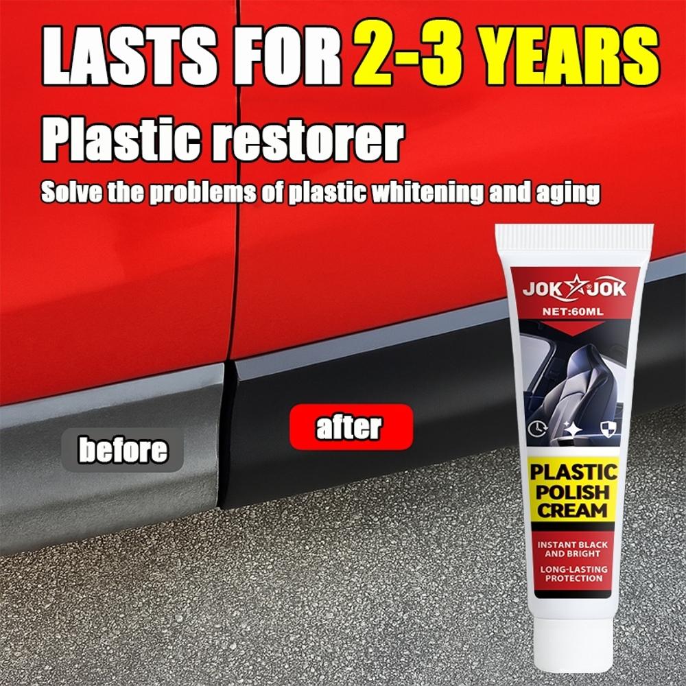 1pc car plastic parts repair paste, black interior panel repair and polishing paste, aging prevention refurbishment paste, repai