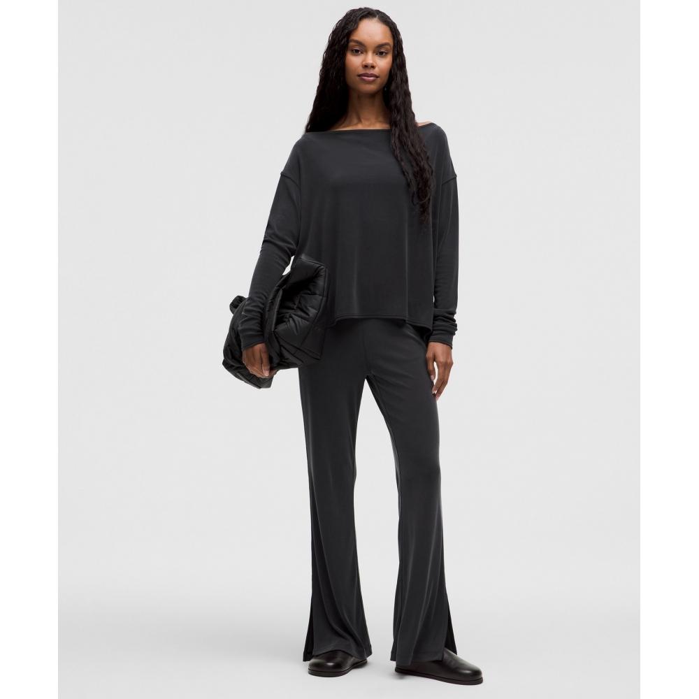 Lululemon Drapey Softstreme Flared Pant Black