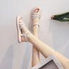 Pick Up Girl 733-9 Platform Muffin Sandals Women's 2025 New Summer Explosion Flat Roman Summer Women's Shoes