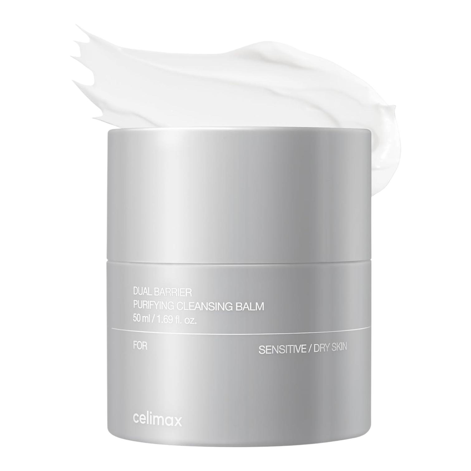 CELIMAX Dual Barrier Purifying Grinding Cleansing Balm 50mL – Creamy Balm Cleanse & Daily Skin Conditioning Care