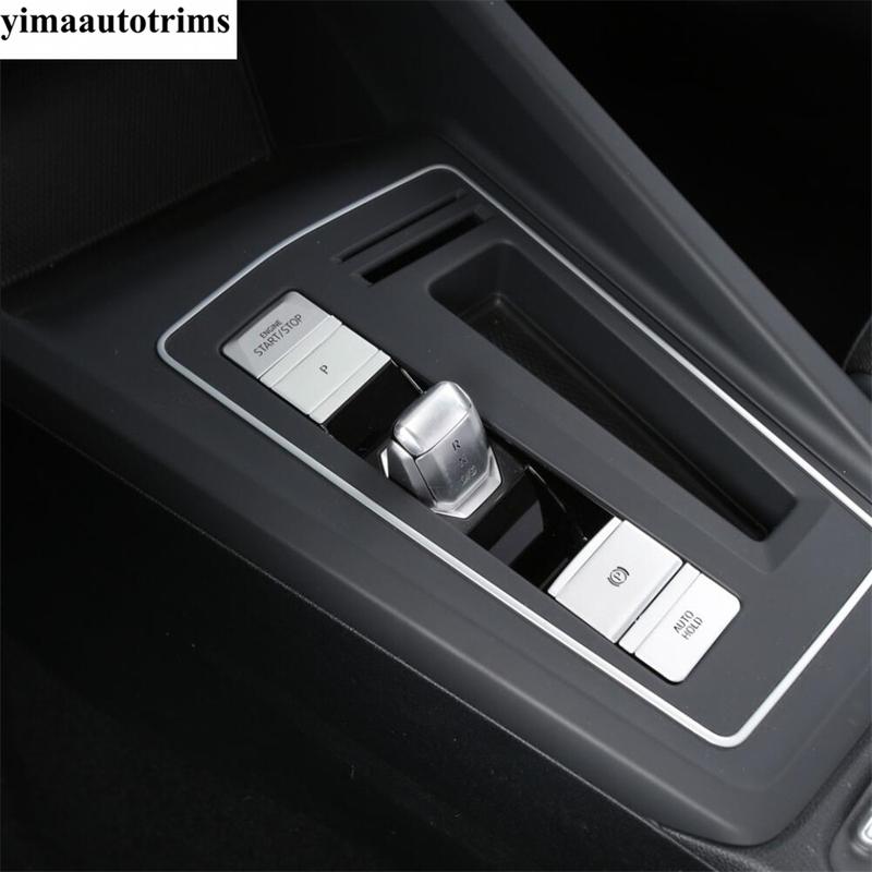 Car Central Gear Shift Engine P Button Decoration Cover Trim Metal Interior Accessories For VW Volkswagen Golf 8 MK8  - 2024