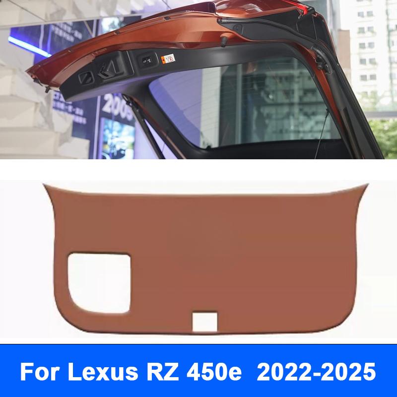 For Lexus RZ 450e -2024 2025 Car Trunk Tailgate Protection Pad Trunk leather Anti-dirty Protective Pad Interior Accessories