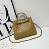 Bestselling BV Woven 8-Shaped Buckle Handbag - Versatile Shoulder & Crossbody Bag