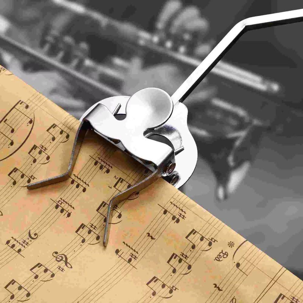 Music Stand Alto Saxophone Music Score Clip Trumpet Marching Lyre Clamp