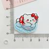 10Pcs New Acrylic Kawaii Cartoon  Anime Summer Fun Series Clip Book Diy Jewelry Party Children Gift Hairpin Accessories A105