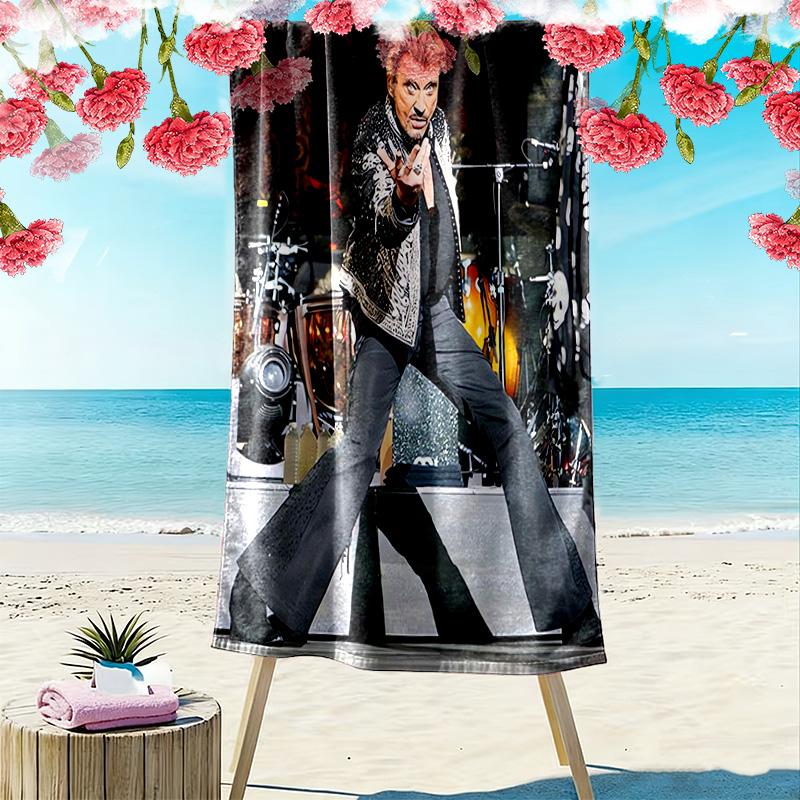 Rock Star Energy Stage Beach Towel Outdoor Camping Beach Quick-drying Swim Towel Absorbent Bath Towel Outdoor Pool Towel Outdoor Picnic Beach Mat