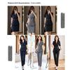 Women's Short Sleeve Summer Professional Suit Set