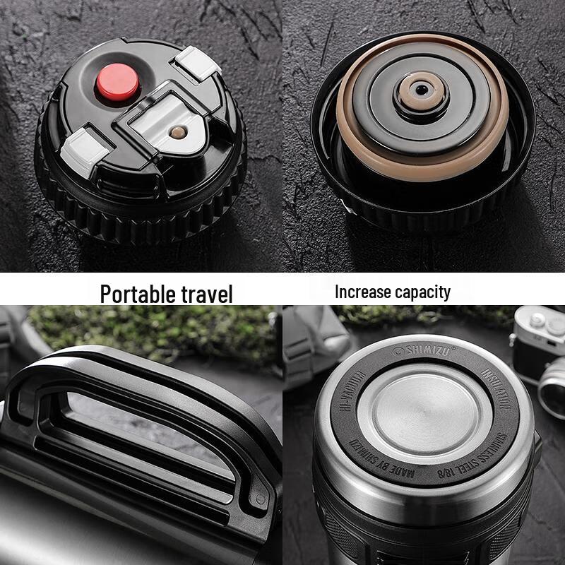 Qingshui 2600ml Stainless Steel Travel Flask