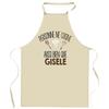 Planetee Apron No One Cooks As Well As GISELE | Original First Name Gift for Cook | Protective Clothing Blouse