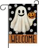 Dyrenson Welcome Halloween Ghost Decorative Garden Ag, Spooky Jack O Lantern Pumpkin Yard Outside Home Decoration, Funny P LLE