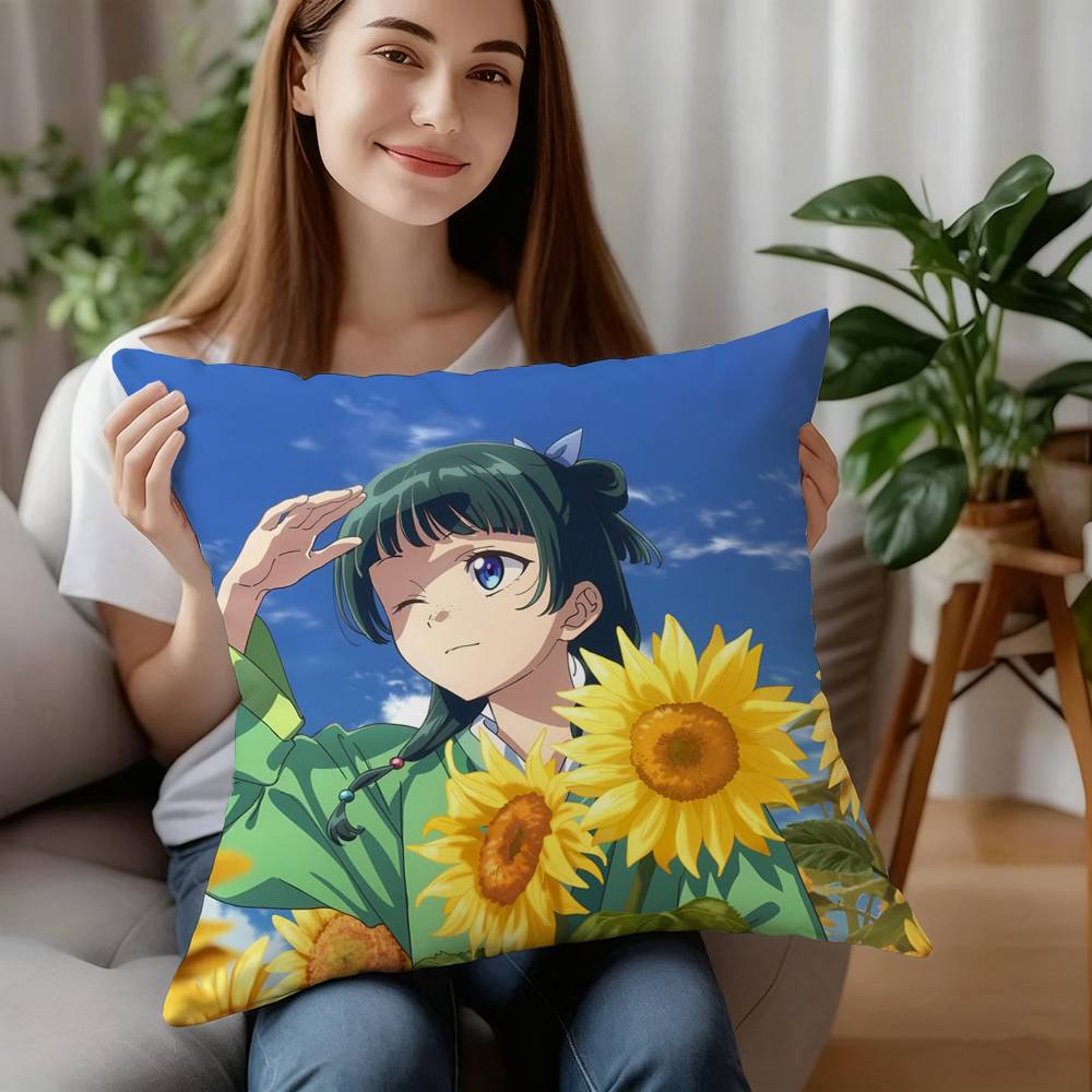 T-The Apothecary Diaries Pillow Case Short Plush Sofa Decorative Gift Home Double-sided Printing Cushion