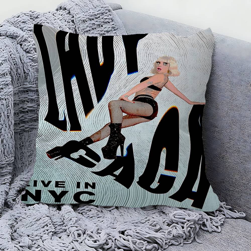 Singer L-Lady Gaga Mayhem Pillowcase Toon Gift Cushion Cover Bedroom Home Sofa Chair Seat Decor Pillow Case