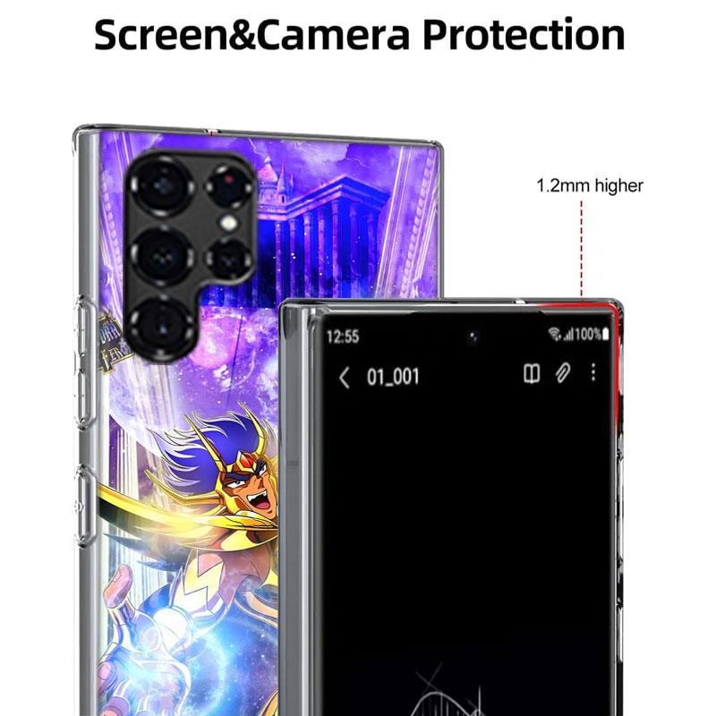 Saint Seiya Knights Of The Zodiac Cases Phone Case for Samsung Galaxy S26 Ultra S25 Edge S24 S23 FE S21 Plus S20 S22 S10 Cover T