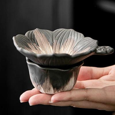 Integrated Ceramic Tea Filter Easy Clean Practical Design for Home Office Tea Brewing Strainer Infuser