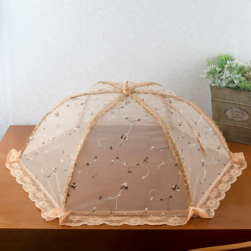 Kitchen Etiquette Hexagonal Flower Embroidery Tablecloth 1 piece