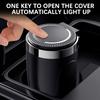Portable Car Ashtray With Lid,LED Sealing Cigarettes Ash-Cup,Detachable Metal Car Ashtrays,Car Accessories,For Home Travel Use