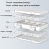 24 Grids Dual Layer Weekly Pill Box 7 Day 3 Times Portable Pill Box Organizer Dispenser (No FDA Certified, BPA-Free)
