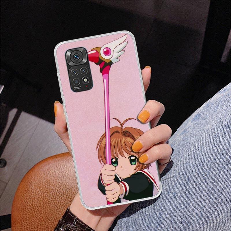 CardCaptor Sakura Anime Phone Case For Xiaomi Redmi Note 15 14 13 12S 12 11 Pro Plus 14S 11S 11E 10 10S 11T 5G Personalized Cove